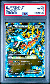 Mega Charizard ex #69 PSA 8 Flashfire