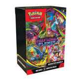 Pokémon trading card mega evolutions phantasmal flame game booster bundle packaging with colorful illustrations on a white background