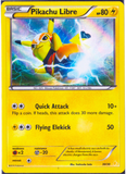 Pikachu Libre Pokemon Card with pikachu wearing a luchador mask
