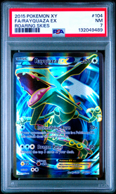 Rayquaza EX #104 PSA 7 Front