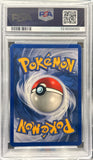 Pokémon trading card in protective holder with FSA logo