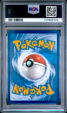 Pokémon trading card in protective case with PSA grading label