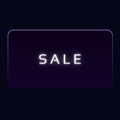 purple button with the words sale on it
