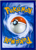Pokémon trading card with a Poké Ball design on a blue background