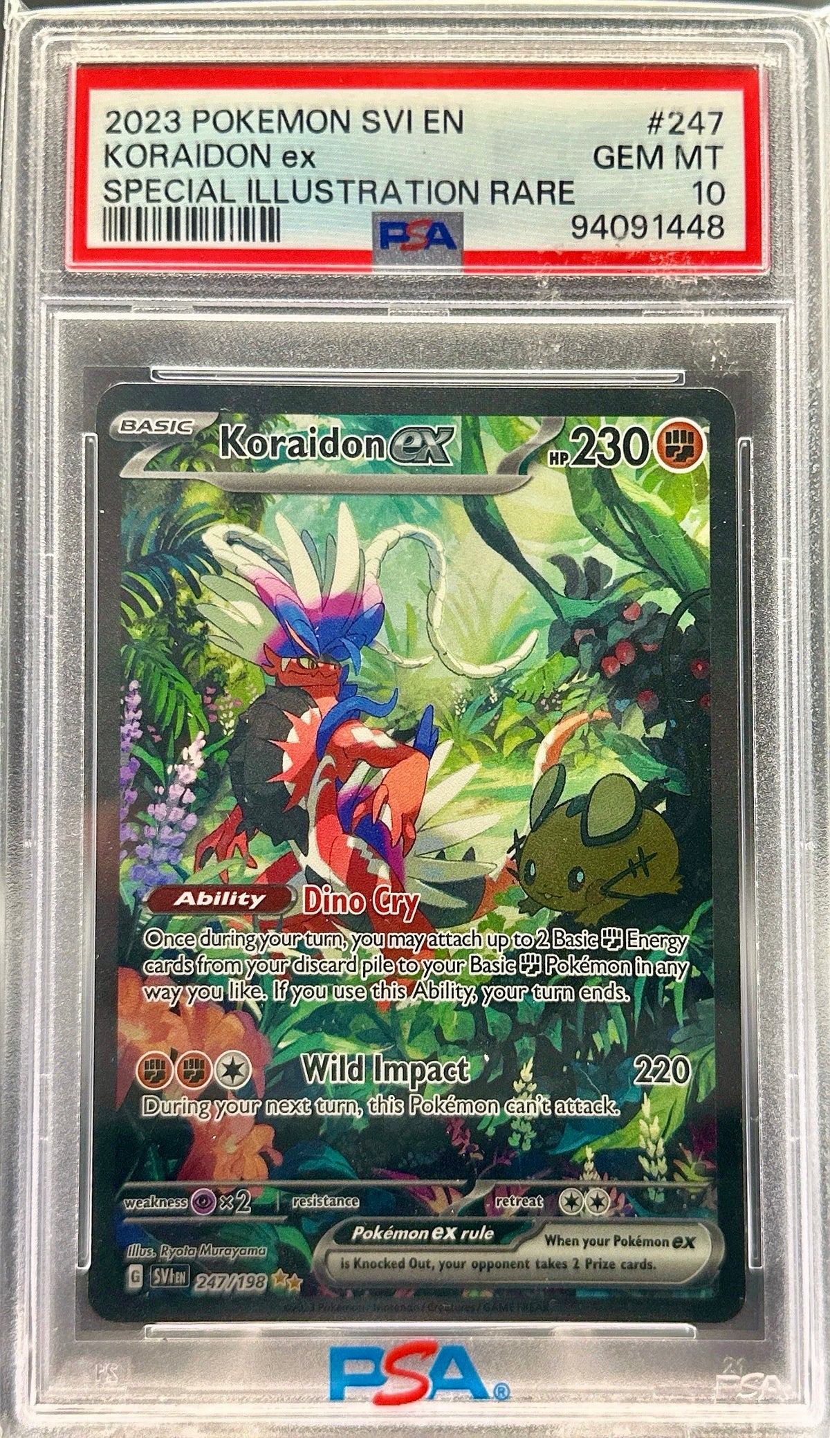 koraidon #247 psa 10
