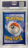 Pokémon trading card in a PSA protective case with blue border and Pokémon logo.