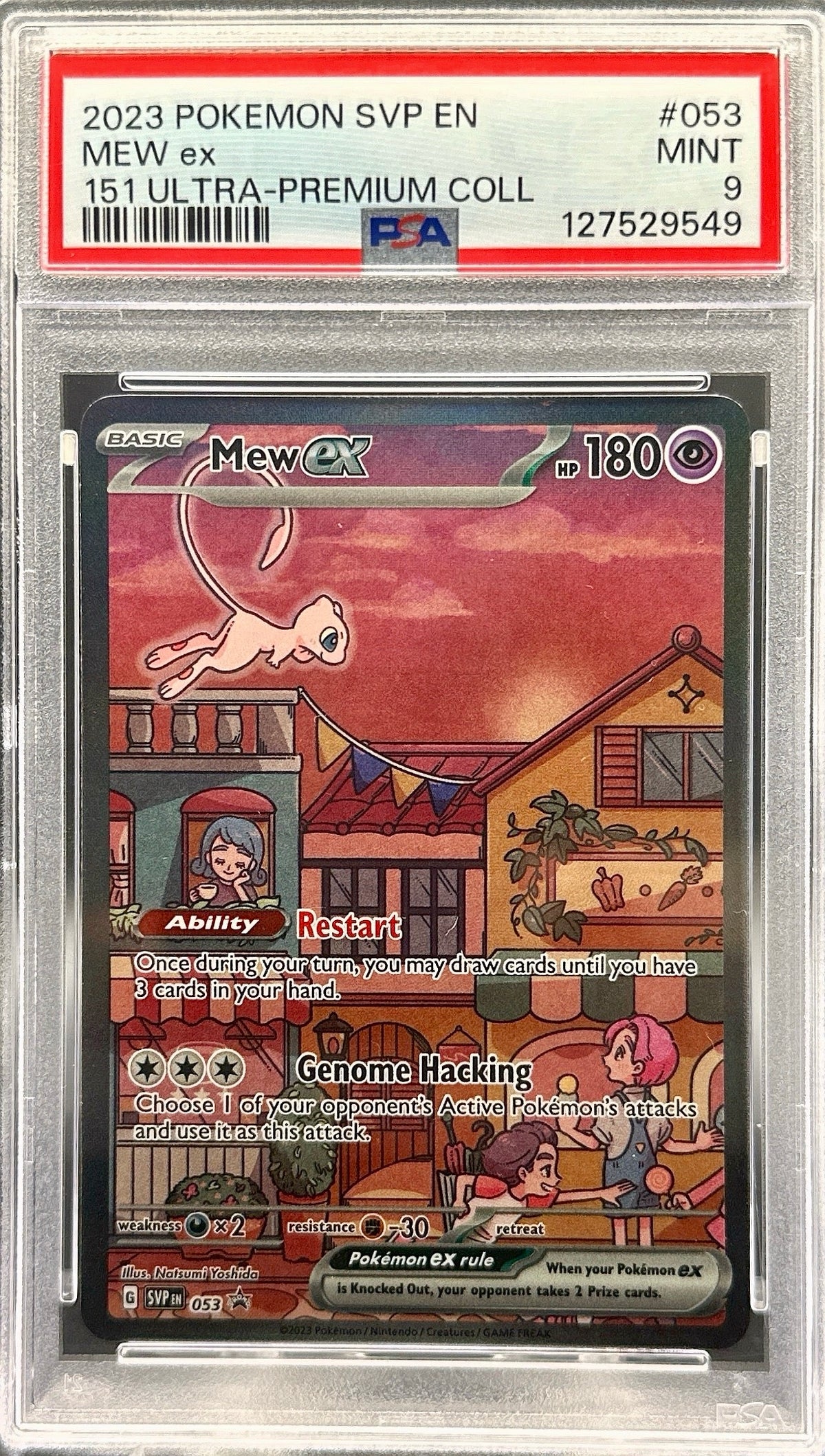 Mew ex UPC promo 151 psa 9