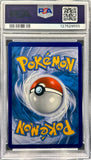 Pokémon trading card in a PSA protective case with logo