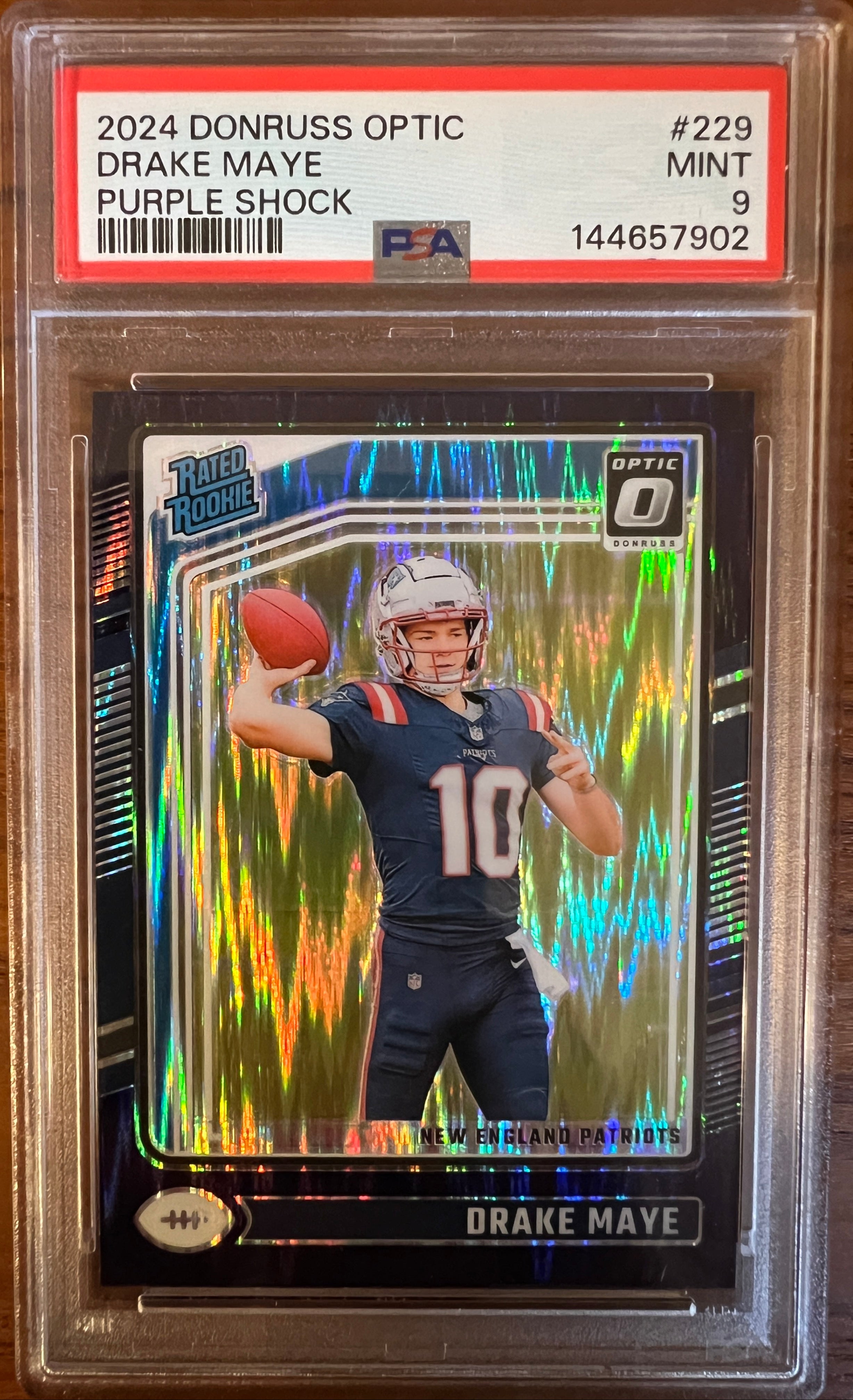 Panini Donruss Optic Football: Drake Maye #229 PSA 9