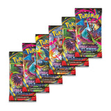 Pokémon trading card game mega evolutions phantasmal flames booster packs on a white background