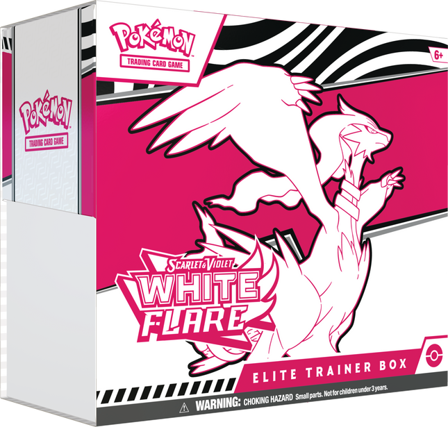 pokemon tcg white flare etb with reshiram on the cover