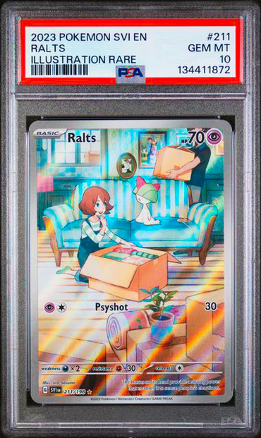 Pokemon TCG: Ralts #211 PSA 10 | Singles & Slabs