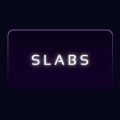 purple icon with Slabs written on it