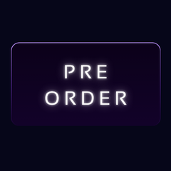 purple button with the words pre order on it