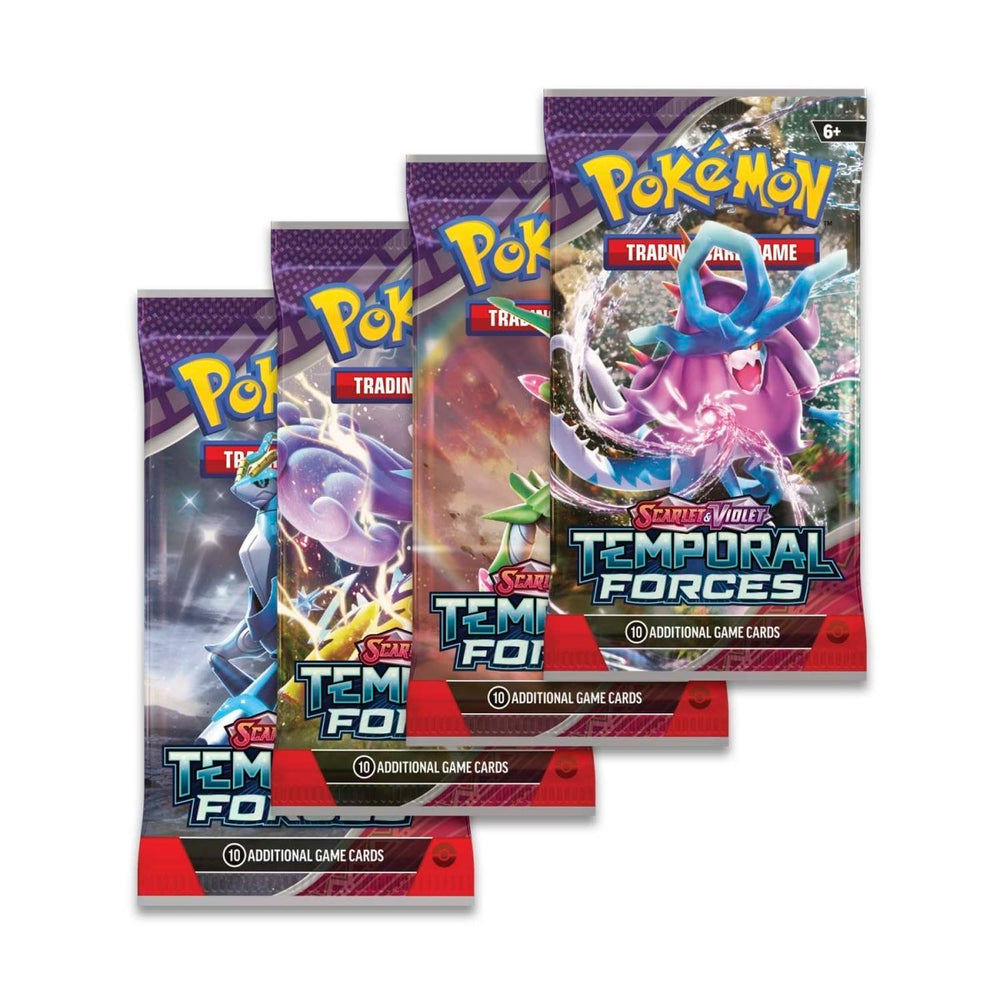 4 packs of temporal forces booster packs pokemon