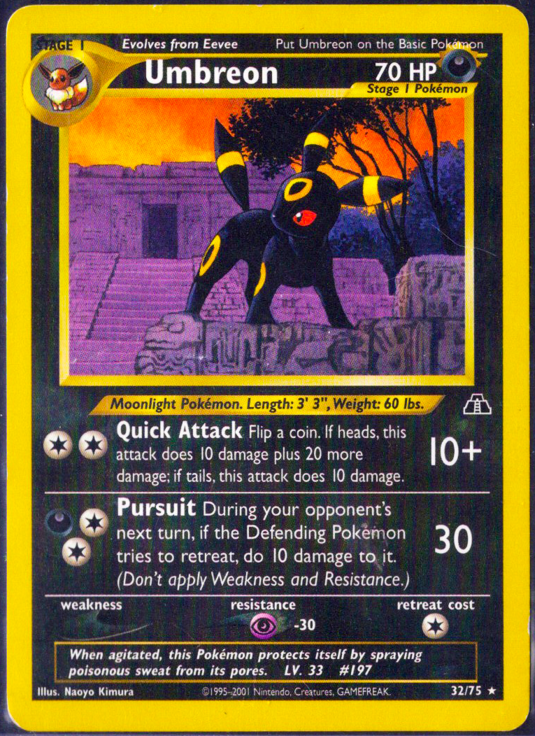 Umbreon Neo Discovery 32/75 front