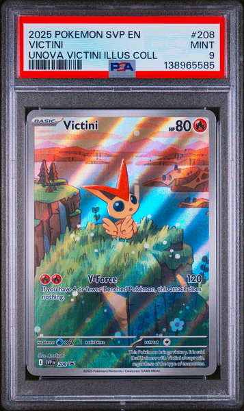 Pokemon TCG: Victini Promo #208 PSA 9