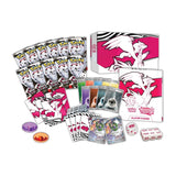 contents of a pokemon tcg white flare etb