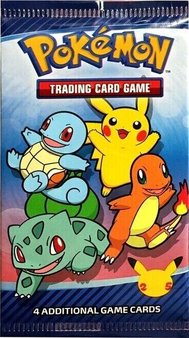 mcdonalds 2021 25th anniversary pokemon TCG promo booster pack